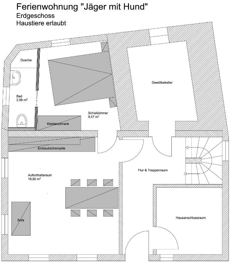 Ferienhaus Bildhauer Thiele Ottendorf  Eksteriør bilde